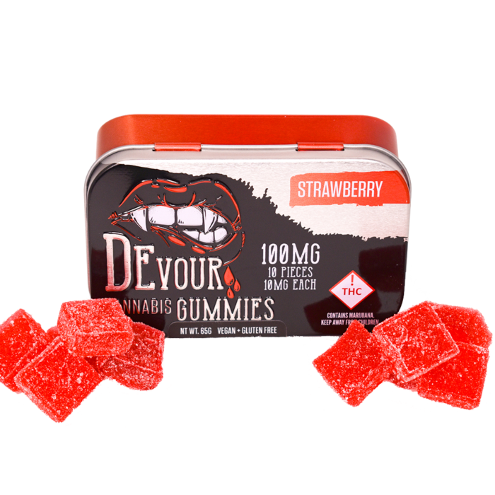 Devour Strawberry thc Gummies