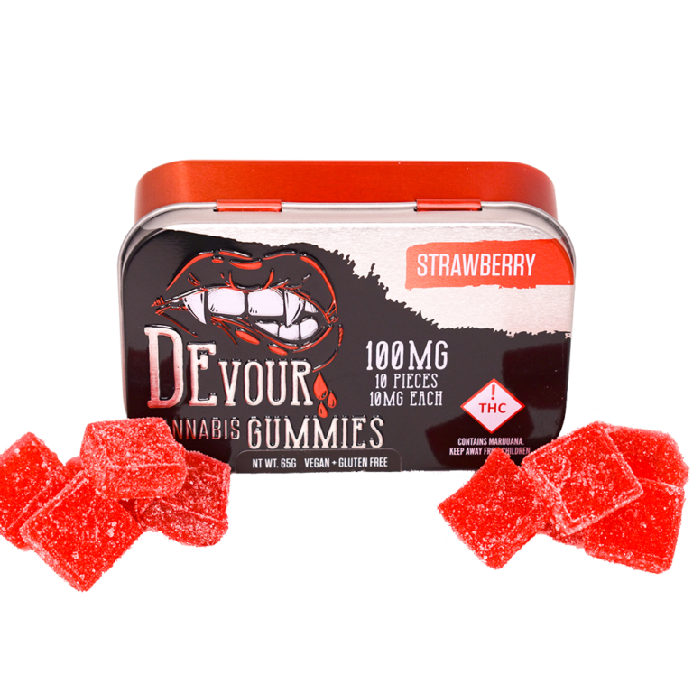 Devour Strawberry thc Gummies