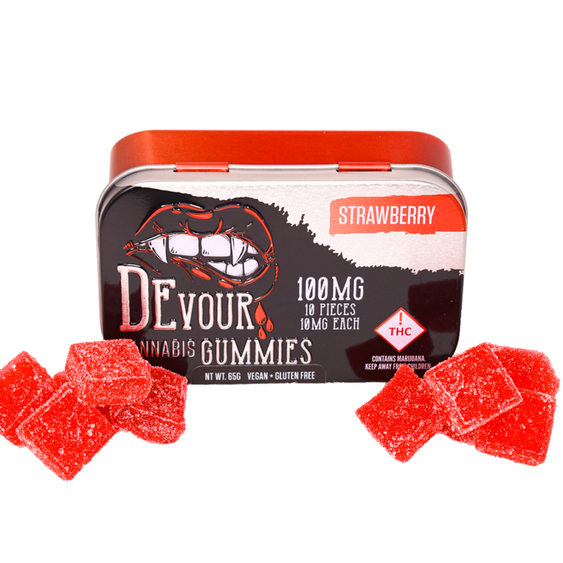 Devour Strawberry thc Gummies