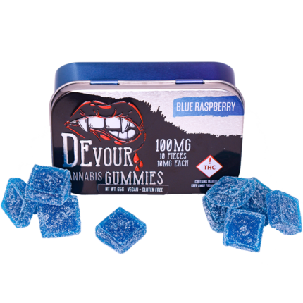 Devour Blue Raspberry Gummies